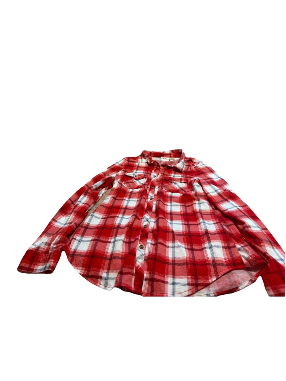 Buckle Daytrip Women’s Red Long Sleeve Button Up Shirt! Medium